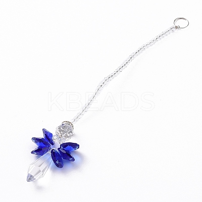 Crystal Fairy Beaded Wall Hanging Decoration Pendant Decoration LS-HJEW-G019-02B-1