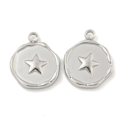 Non-Tarnish 304 Stainless Steel Pendants STAS-A099-07P-1