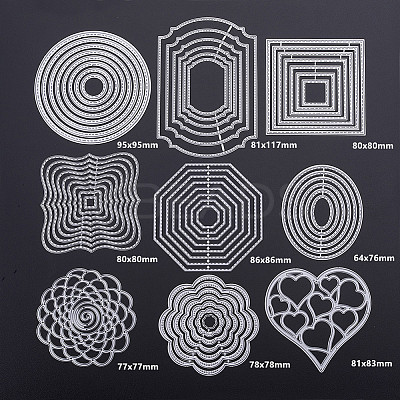 Frame Metal Cutting Dies Stencils DIY-BC0010-39-1