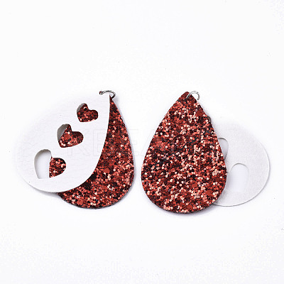 PU Leather Big Pendants X-FIND-R084-07-1