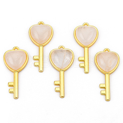 Natural Quartz Crystal Pendants G-N326-158-19-1