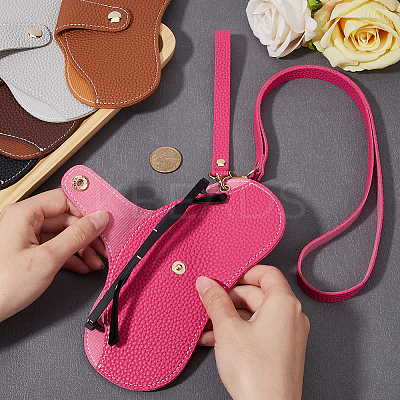 1 Set Portable Travel Leather Eyeglass Storage Cases AJEW-CN0002-45F-1