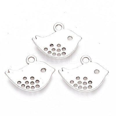 Tibetan Style Alloy Charms TIBEP-S319-088AS-RS-1
