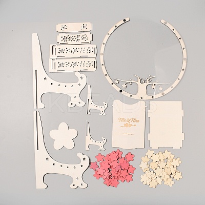 Wedding Guest Book AJEW-WH20020-025B-1