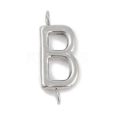 304 Stainless Steel Letter Connector Charms LS-STAS-M108-01P-02-1