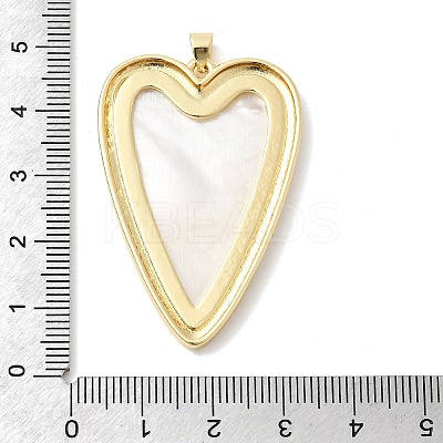 Natural Shell Pendants KK-H529-60A-G-1