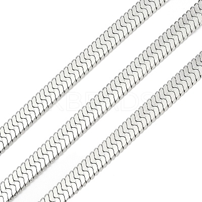 Brass Herringbone Chains CHC-C011-01D-P-1