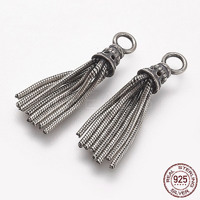 Thailand Sterling Silver Pendants X-STER-G014-04A-1