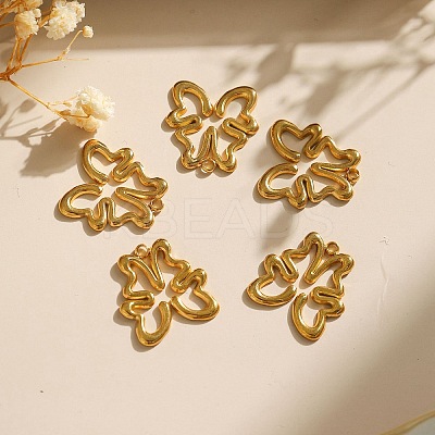 304 Stainless Steel Pendants STAS-M116-37G-1