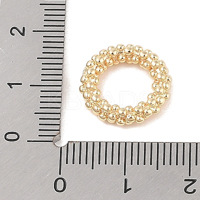 Brass Closed Jump Rings KK-S369-02G-02-1
