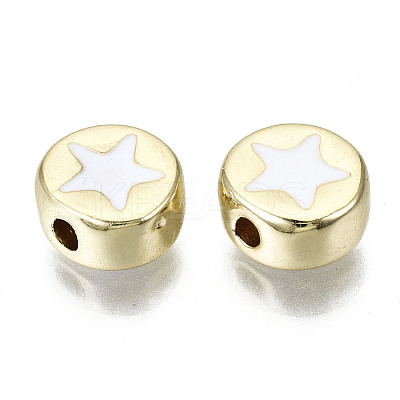 Alloy Enamel Beads ENAM-S122-031-RS-1