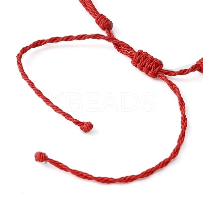 Waxed Polyester Cords Multi-strand Bracelet BJEW-JB09632-1