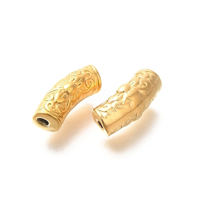 Ion Plating(IP) 304 Stainless Steel Curved Tube Beads STAS-I321-26G-1