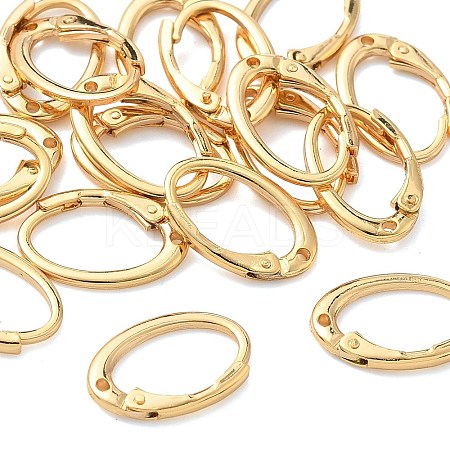 SHEGRACE Brass Leverback Earring Findings XGR0070G-73G-1