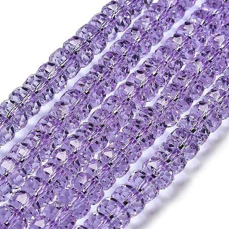 Transparent Glass Beads Strands EGLA-K071-05A-1