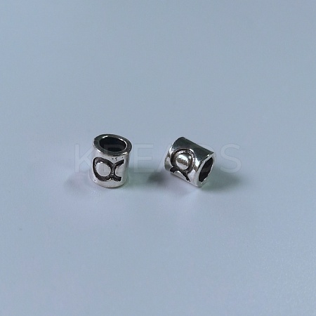 Tibetan Style Alloy European Beads FIND-WH0111-50A-1