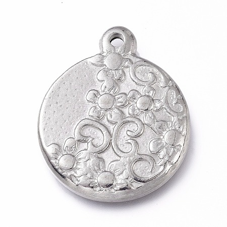 Non-Tarnish 304 Stainless Steel Pendants STAS-Z014-06P-1