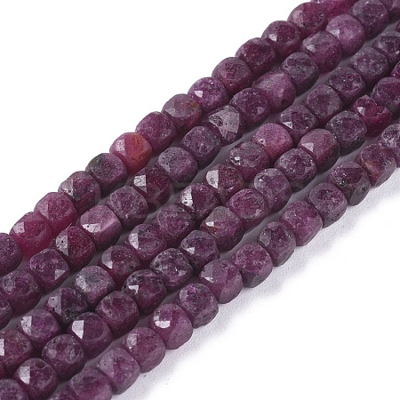 Natural Ruby Beads Strands G-L537-018B-1