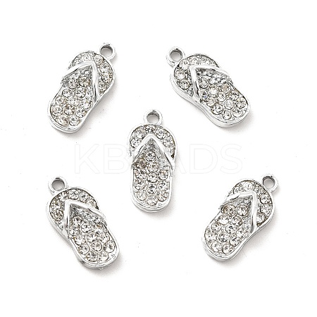 Alloy Rhinestone Pendants ALRI-C007-23P-1