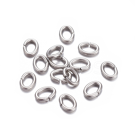 400Pcs 304 Stainless Steel Open Jump Rings STAS-ZF0001-26H-1