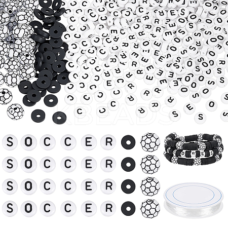 DIY Football Bracelets Making Kits AJEW-PH0007-26-1