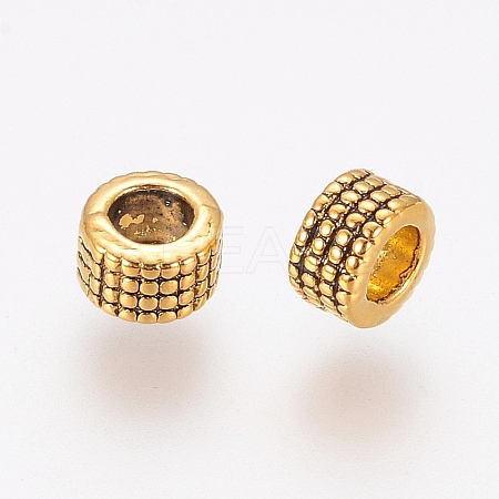Tibetan Style Beads LS-GLF0398Y-NF-1