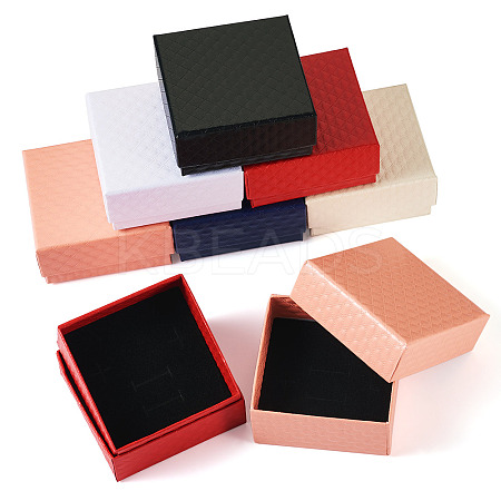 Rhombus Textured Cardboard Gift Storage Boxes CON-TAC0010-03B-05-1