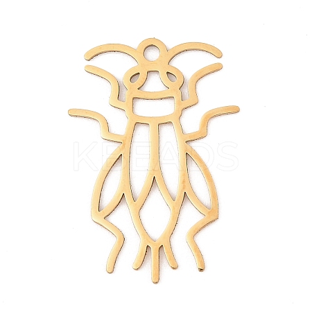 201 Stainless Steel Pendants STAS-Z109-18G-1