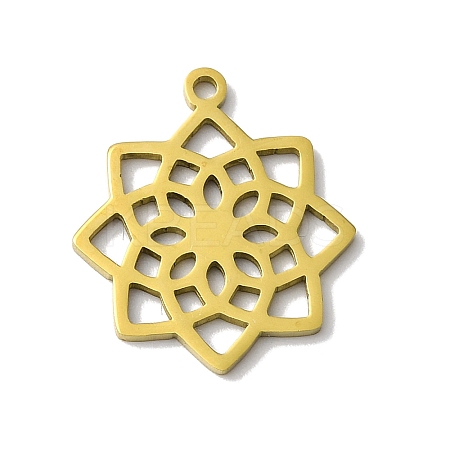 5Pcs 201 Stainless Steel Pendants STAS-Z068-02G-02-1
