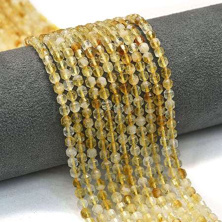 Heated Natural Citrine Beads Strands G-A260-A13-01-1