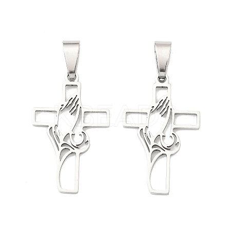 201 Stainless Steel Pendants STAS-K310-01B-P-1