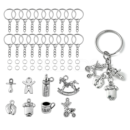 DIY Baby Theme Keychain Making Kit DIY-CJ0002-25-1