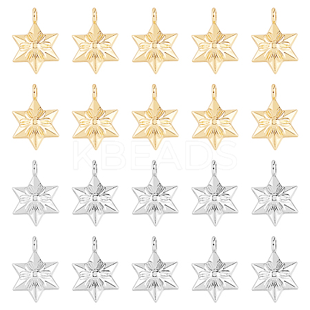 40Pcs 2 Colors Alloy Pendants FIND-DC0005-50-1