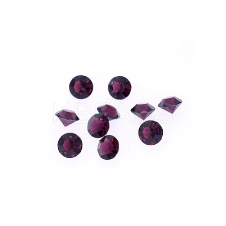 Glass Rhinestone Cabochons GLAA-TAC0005-4mm-02-1