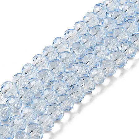 Transparent Baking Paint Glass Beads X1-DGLA-A034-T6mm-D13-1