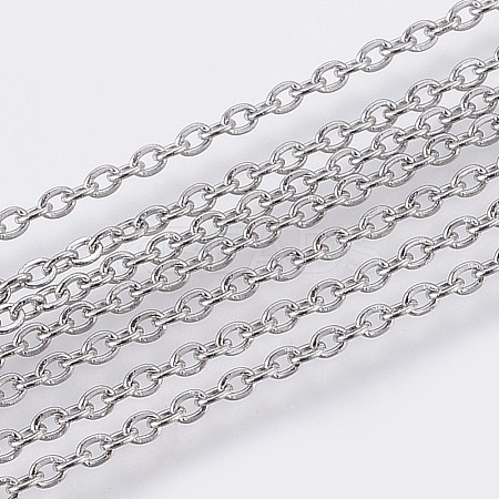 304 Stainless Steel Cable Chains CHS-F006-01B-P-1