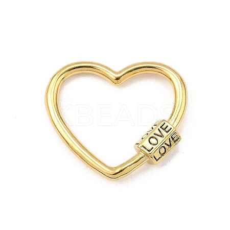 304 Stainless Steel Keychain Clasps STAS-Z135-02G-1
