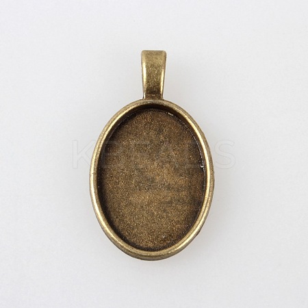 Vintage Tibetan Style Alloy Pendant Cabochon Settings LS-TIBEP-M018-57AB-NF-1