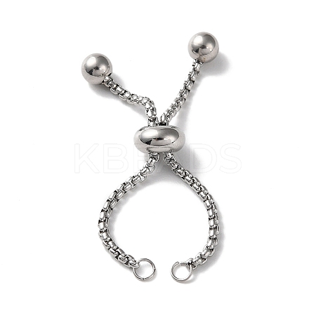 Non-Tarnish 304 Stainless Steel Adjustable Finger Ring Findings LS-STAS-P328-06B-P-1