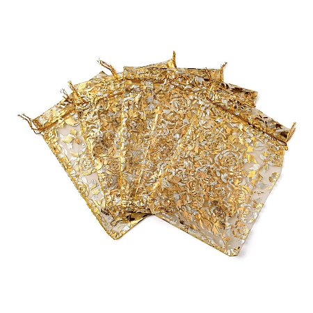 Gold Stamping Organza Bags LS-OP-XCP0001-09-1