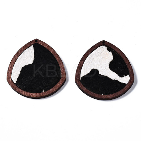 Eco-Friendly Cowhide Leather Pendants FIND-S301-32C-10-1