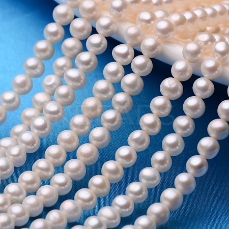 Natural Cultured Freshwater Pearl Beads Strands PEAR-E009-5-5.5mm-1