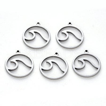 Non-Tarnish 304 Stainless Steel Pendants LS-X-STAS-N092-95-1