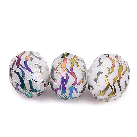 Electroplate Glass Beads EGLA-N026-01A-Q03-1