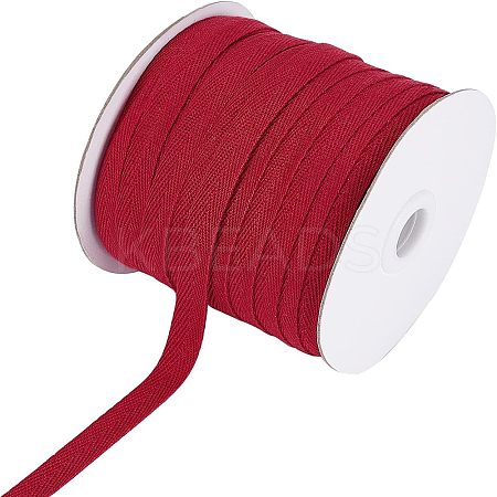 Cotton Twill Tape Ribbons OCOR-WH0058-35A-1