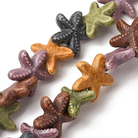 Vintage Handmade Porcelain Beads Strands PR-CBAA37B-03F-1