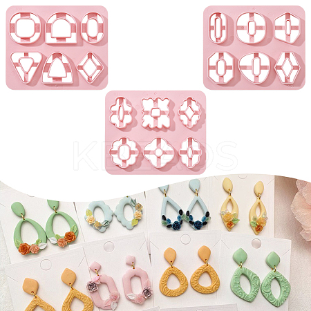 3Pcs 3 Styles ABS Plastic Molds DIY-ME0002-47-1