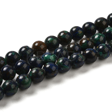 Natural Azurite Beads Strands G-H298-A01-02-1