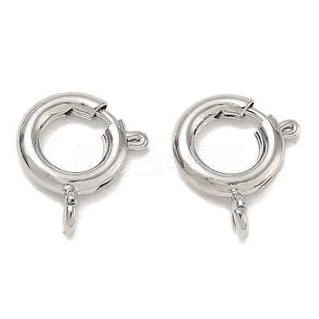 Brass Spring Ring Clasps KK-CBA1AE8-05C-P-1