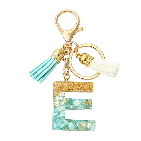 Transparent Epoxy Resin Pendant Keychains KEYC-FS00022-05-1
